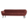 Rocco XL sofa 230 cm velvet bordeaux red