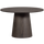 Maan eettafel rond mdf donkerbruin ø120 cm