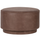 Coffee hocker lederlook warmen braun