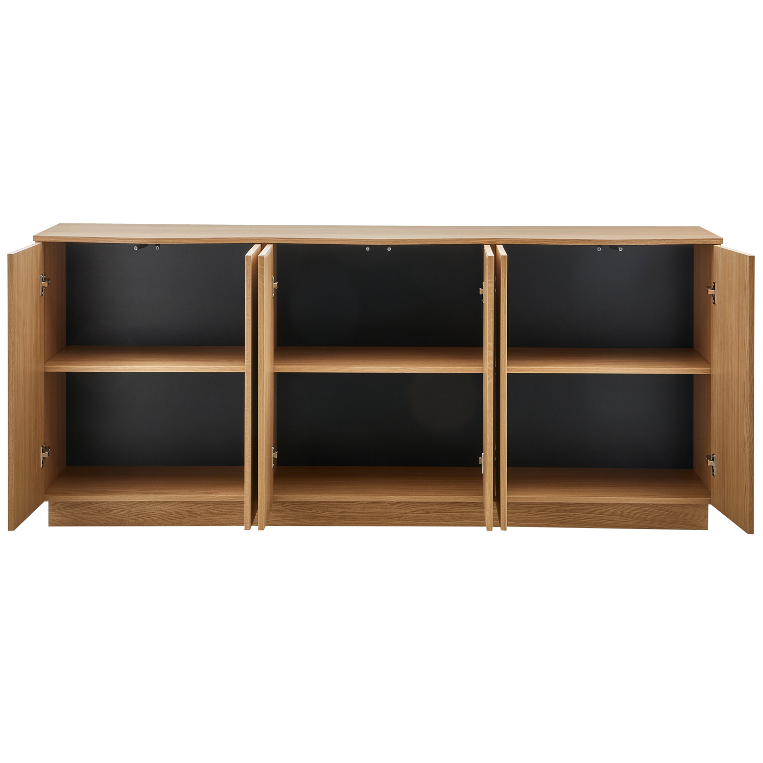 Zuma dressoir 200 cm eiken transparant
