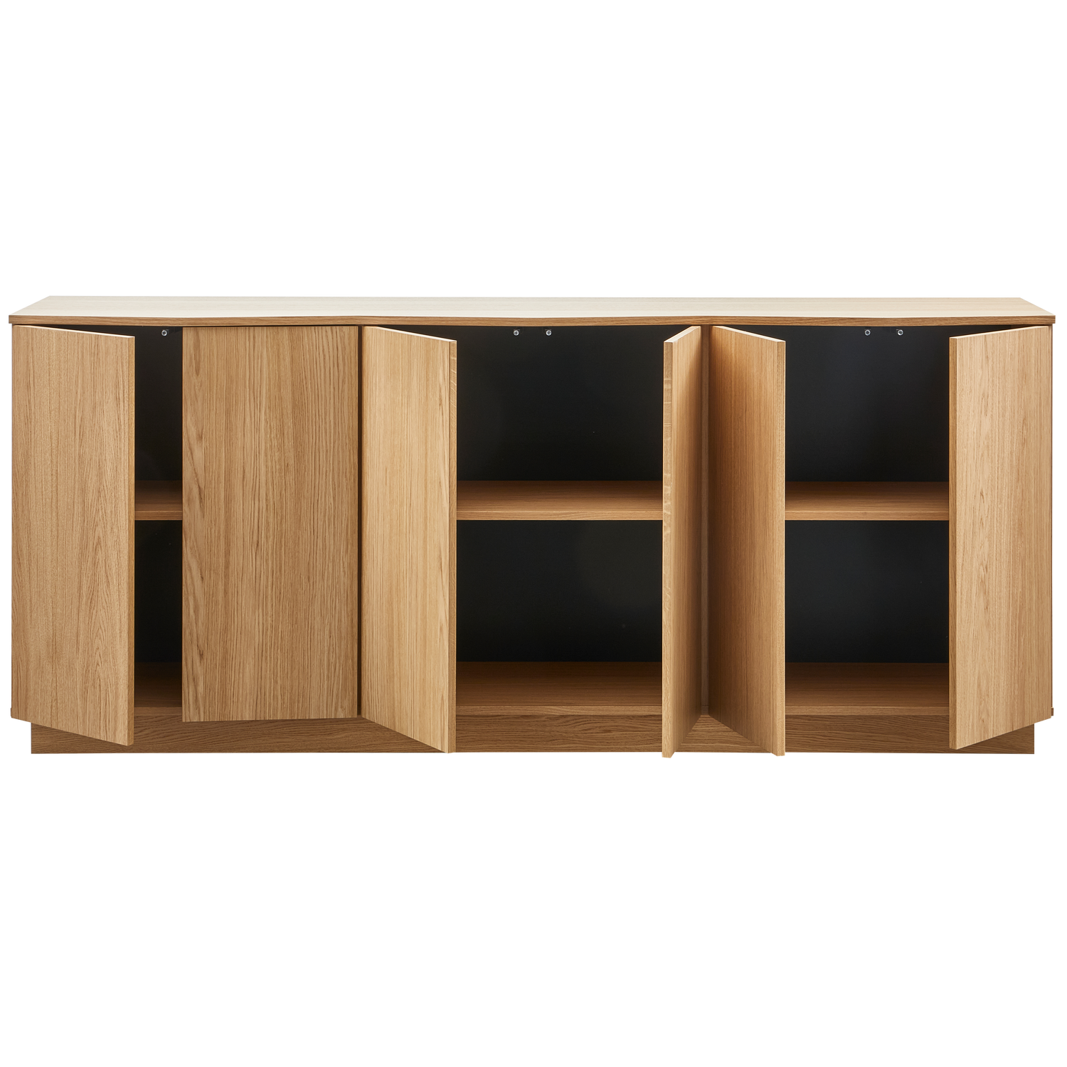 Zuma dressoir 200 cm eiken transparant
