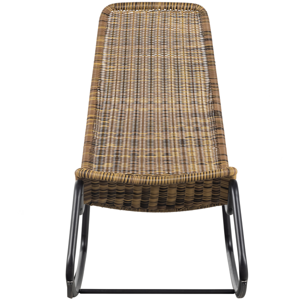 Tom fauteuil a bascule de jardin naturel