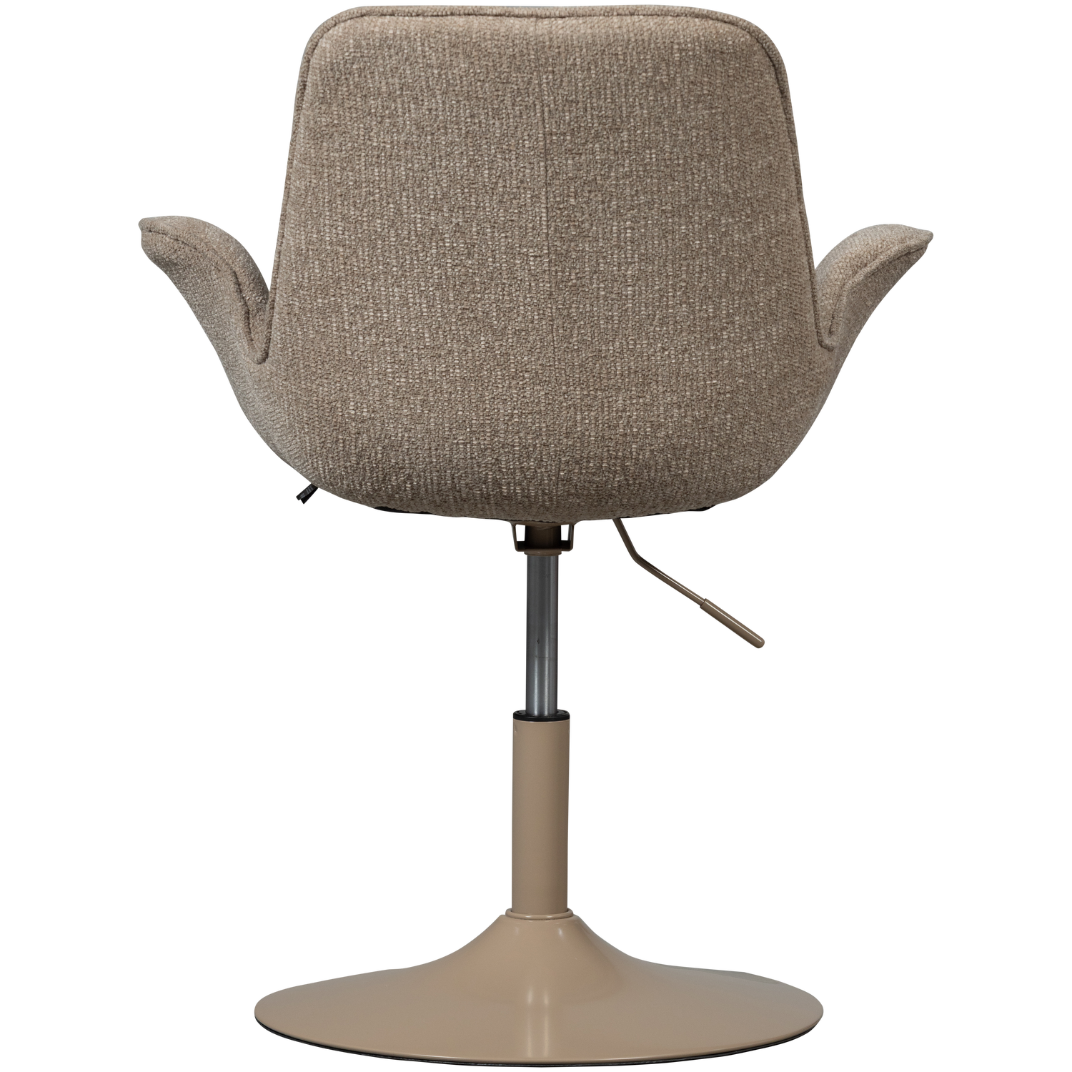 1 Stoel in teddy stof - metal poten - 360° draaibaar - hoogte verstelbaar over 10 cm - Beige 1 Stoel in teddy stof - metal poten - 360° draaibaar - hoogte verstelbaar over 10 cm - Beige