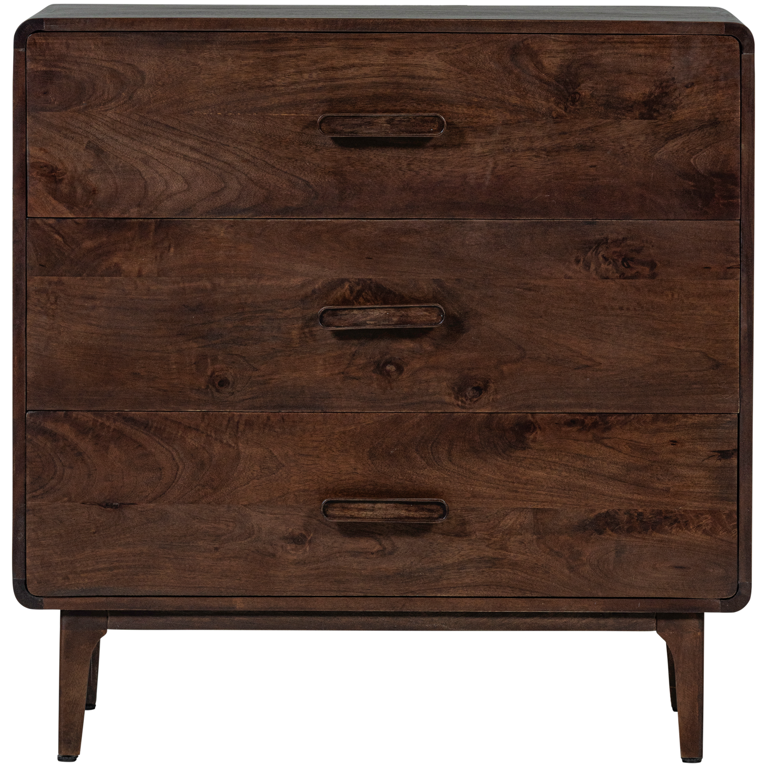 Liya ladekast mango hout donkerbruin