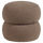 Anic pouffe with a light brown melange pattern
