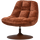 Elvi draaifauteuil chenille structuur roestbruin