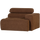 Novi 1-seater element right arm bouclé mocha brown