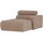 Novi chaise longue element arm right bouclé taupe