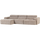 Novi chaise longue sofa left natural melange