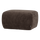 Mojo Base pouf rib fabric brown