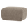 Mojo Base pouf rib fabric dark sand