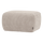 Mojo Base pouf rib fabric ecru