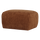 Mojo Base pouf laineux brun rouille