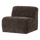 Mojo Base 1-seater element rib fabric brown