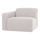 Mojo Base 1-seater element arm left bouclé ecru
