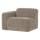 Mojo Base 1-seater element arm left rib dark sand