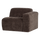 Mojo Base 1-seater element arm right rib fabric brown