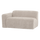 Mojo Base 1,5-seater element arm left rib fabric ecru