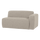 Mojo Base 1,5-zits element arm rechts bouclé beige