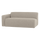 Mojo Base 2-zits element arm links bouclé beige