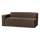 Mojo Base 2-seater element arm left velvet brown