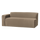 Mojo Base 2-seater element arm left velvet khaki