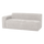 Mojo Base 2-seater modular sofa, left-hand arm, woolly ecru