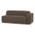 Mojo Base 2-seater element arm right bouclé brown