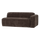 Mojo Base 2-seater element arm right rib brown