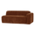 Mojo Base 2-seater element arm right rib rust brown