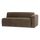 Mojo Base 2-seater element arm right velvet taupe