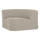 Mojo Base hoekelement rond bouclé beige melange
