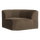 Mojo Base corner element round velvet taupe