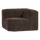 Mojo Base corner element straight rib fabric brown