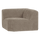 Mojo Base corner element straight rib fabric dark sand