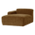 Mojo Base chaise longue element left rib honey yellow