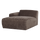 Mojo Base chaise longue element left woolly brown