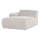 Mojo Base chaise longue element left woolly ecru