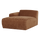 Mojo Base chaise longue element left woolly brown