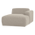 Élément de chaise longue droite Base Mojo bouclé beige