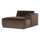 Mojo Base chaise longue element right velvet brown