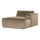Mojo Base chaise longue élément droite velours khaki