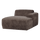 Mojo Base chaise longue element right woolly brown
