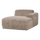 Mojo Base chaise longue element right woolly dark sand