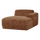 Mojo Base chaise longue element right woolly brown