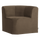Mojo Base eetbank hoek rugleuning velvet taupe