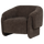 Moru armchair chenille dark brown
