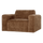 Umina fauteuil slub chenille lichtbruin