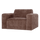 Umina fauteuil slub chenille oudroze