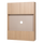 Build tv opbergkast 160 cm eiken fineer naturel